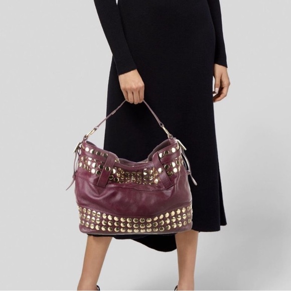 Rebecca Minkoff Supernova Stud Devote - Purple (looks maroon) - Picture 8 of 8